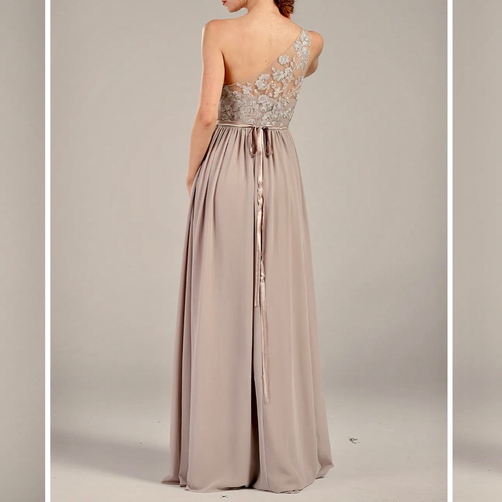 Pink One Shoulder Gown - Picture 10 of 10
